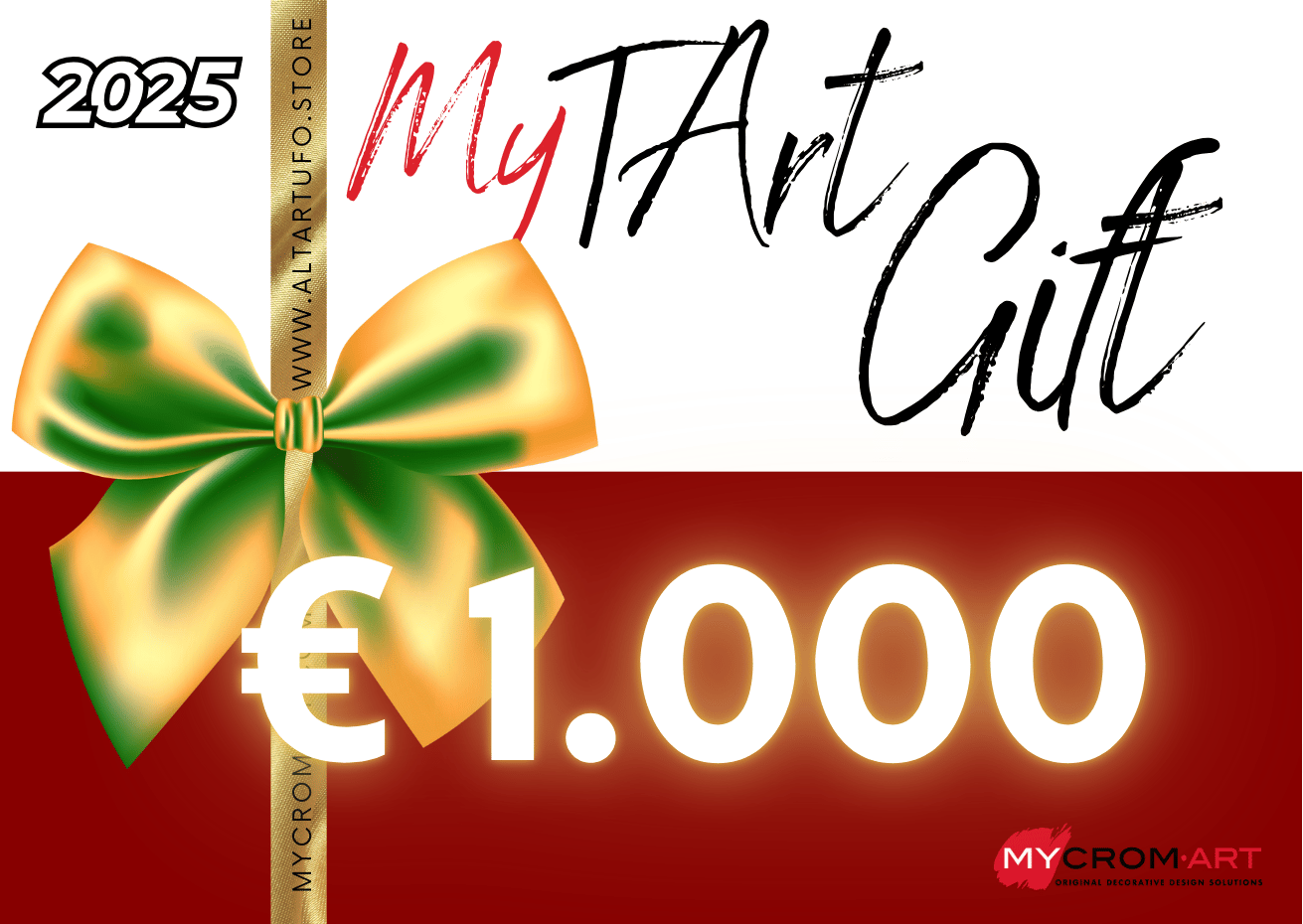 My TART GIFT il Buono Regalo di 1000€ su ALTARTUFO